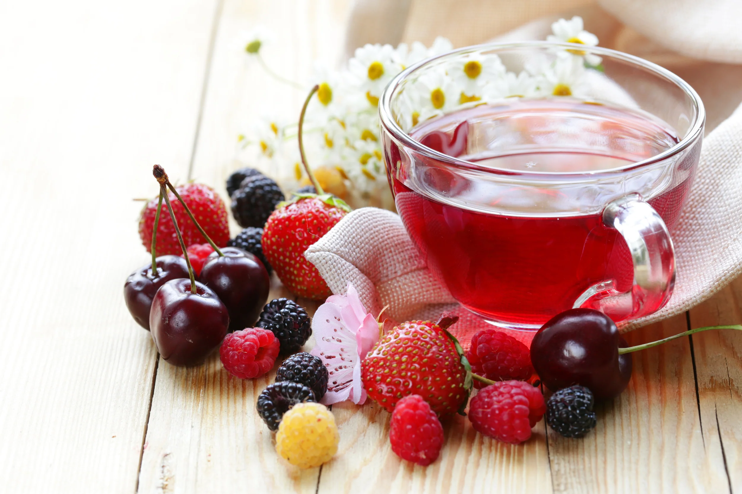 Refreshing Fruit Teas